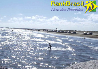 Maior praia contínua