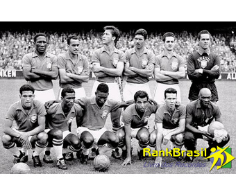 Primeiro título conquistado pelo Brasil em copas do mundo