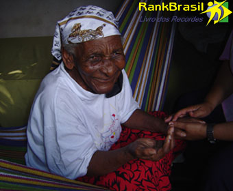 Segunda mulher que mais viveu no Brasil