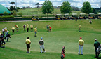 Jogo de golfe com maior número de participantes