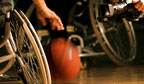 Primeiro jogo de basquetebol em cadeira de rodas