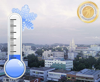 Menor temperatura registrada no Brasil por órgão oficial nacional