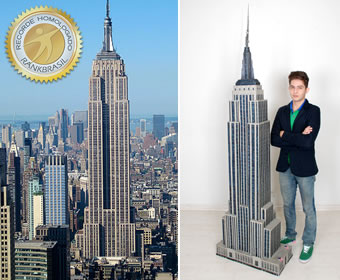 Maior maquete do Empire State Building