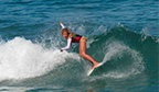 Mais jovem surfista feminina