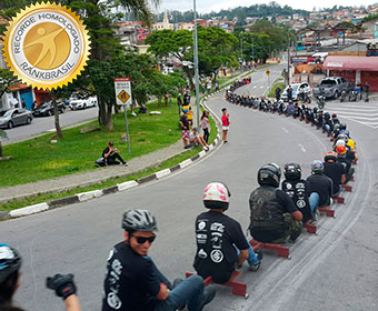 Maior carrinho de rolimã articulado