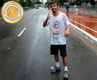 Primeira pessoa com síndrome de Down a concluir a Corrida Internacional de São Silvestre