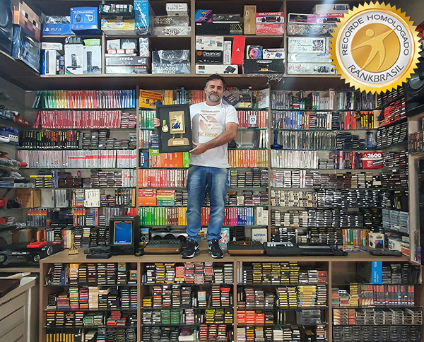 Maior coleção de jogos Atari