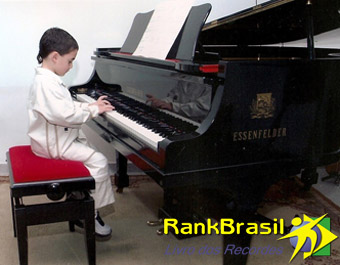 Mais jovem compositor de partituras para piano