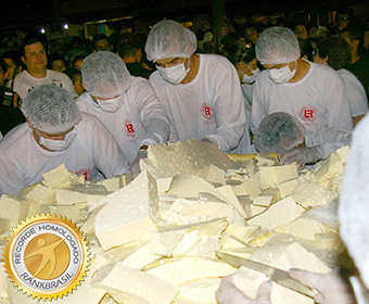 Maior queijo minas frescal