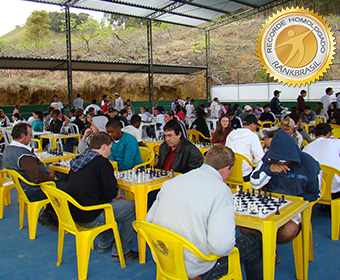Maior campeonato de xadrez em comunidade agrícola