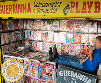 Maior coleção de revistas Playboy do país