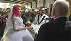 Primeiro casamento do civil realizado no palco de uma Feira do Livro
