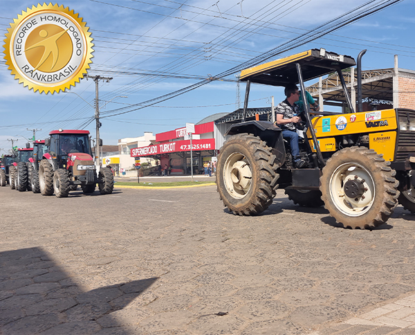 Maior desfile de tratores