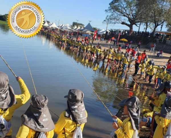 Maior Campeonato de Pesca Infantil na Categoria 6 a 9 Anos