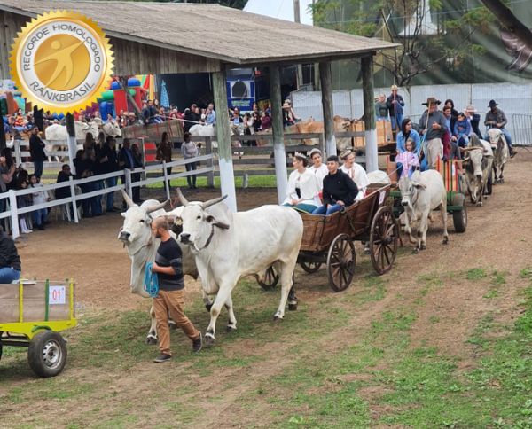 Maior desfile de carros de boi