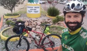 Mais rápido percurso de bicicleta de Uiramutã ao Chuí