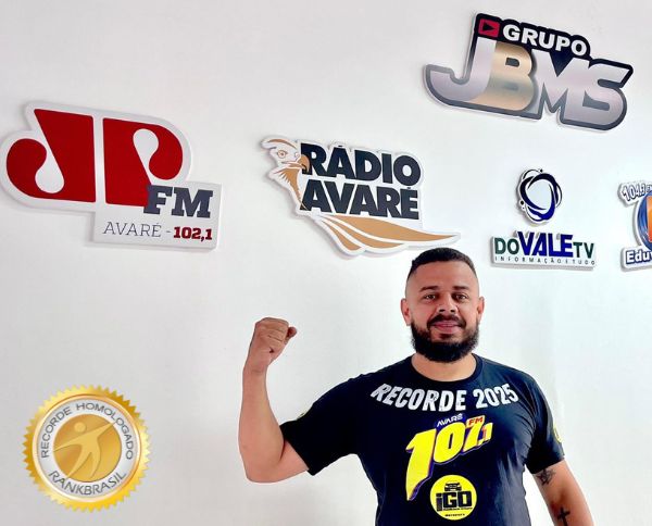Locutor mais tempo no ar