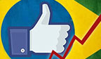 Brasil lidera ranking de crescimento no Facebook em 2012