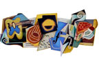 Juan Gris é homenageado com doodle cubista