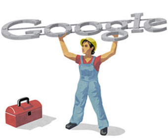 Google celebra Dia do Trabalho com arte