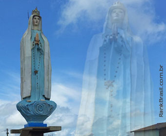 Missa inaugura oficialmente a maior estátua de Nossa Senhora do país