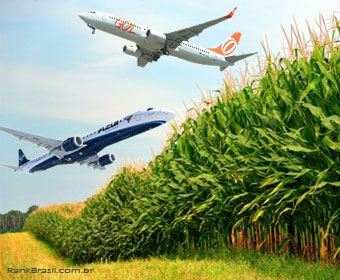 Gol e Azul testam aviões utilizando biocombustíveis