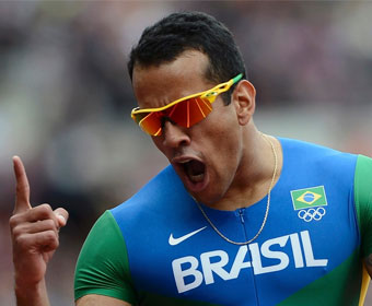 Bruno Barros é o mais rápido do Brasil nos 200m rasos
