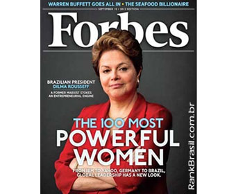 Dilma Rousseff é eleita 3ª mulher mais poderosa do mundo