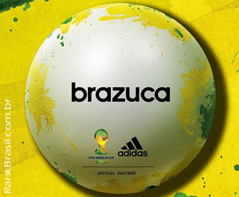 Brazuca é o nome eleito para a bola da Copa 2014